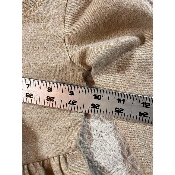 Maggie & Zoe Gold & Tan Dress with Ribbon - 12 Months Ribbon Embroidery - Picture 11 of 12